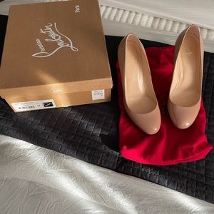Christian Louboutin Bianca Nude Patent Calf